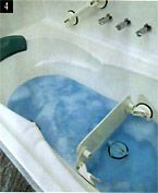 Bathtub shortner, 3 suction pads