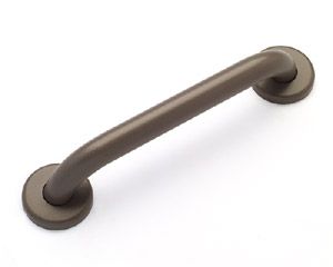 12" x 1-1/4" Diameter Light Oil Rubbed Bronze Grab Bar with Smooth Finish