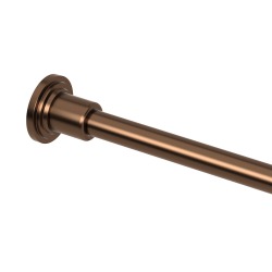 Gatco Solid Brass Bronze 73-1/4" Shower Rod Set