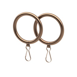 Gatco Solid Brass 1 Pair Bronze 1-1/2" Shower Curtain Rings